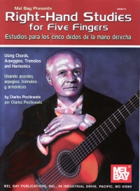 Right Hand Studies For Five Fingers Postelwate Gtr Sheet Music Songbook