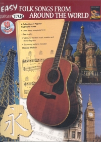 Easy Folk Songs From Around The World Guitar Tab Sheet Music Songbook