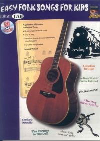 Easy Folk Songs For Kids Guitar Tab Wallach Sheet Music Songbook