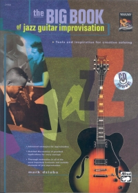Big Book Of Jazz Guitar Improvisation Dziuba + Cd Sheet Music Songbook