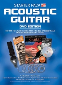 In A Box Starter Pack Acoustic Guitar Dvd Edition Sheet Music Songbook