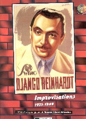 Django Reinhardt Improvisations 1935-1949 Book/cd Sheet Music Songbook