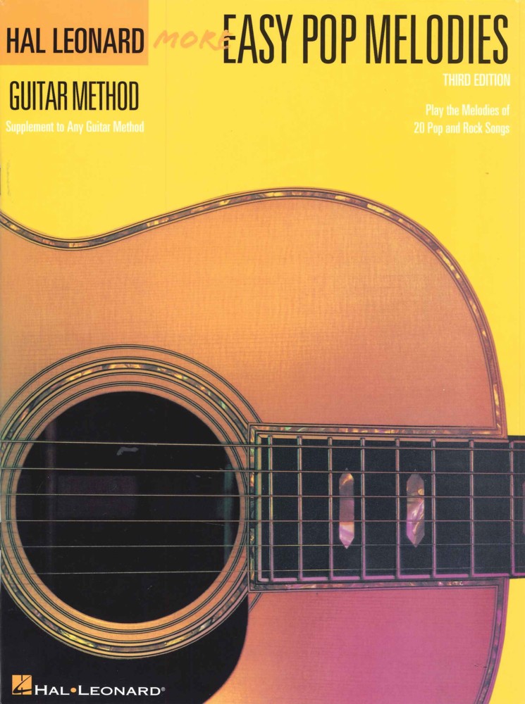 More Easy Pop Melodies Hal Leonard Gtr Method 3rd Sheet Music Songbook