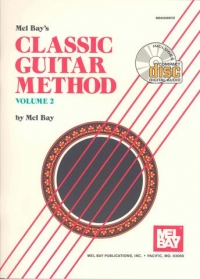 Mel Bay Classic Guitar Method Vol 2 Book/download Sheet Music Songbook