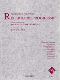 Repertoire Progressif Vol 2 Guitar Sheet Music Songbook
