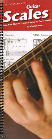 Guitar Scales Spiral Bound Amore Sheet Music Songbook