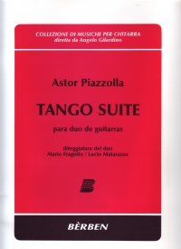 Piazzolla Tango Suite Guitar Duet Sheet Music Songbook