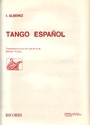 Albeniz Tango Espanol Pujol Guitar Duet Sheet Music Songbook