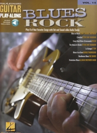 Guitar Play Along 14 Blues Rock Book & Audio Sheet Music Songbook