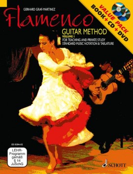 Flamenco Guitar Method Vol 1 Graf-martin Bk/cd/dvd Sheet Music Songbook