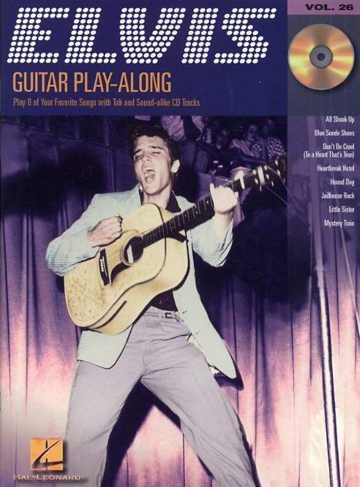 Guitar Play Along 26 Elvis Presley Book & Cd Sheet Music Songbook