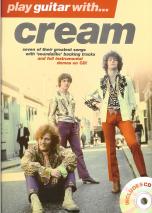 Cream Play Guitar With Tab Book & Cd Sheet Music Songbook