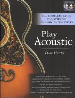 Play Acoustic Hunter Book & Cds Hardback Guitar Sheet Music Songbook
