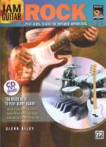 Jam Guitar Rock Riley Book & Cd Sheet Music Songbook