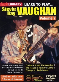 Stevie Ray Vaughan Learn To Play 2 Lick Lib Dvd Sheet Music Songbook