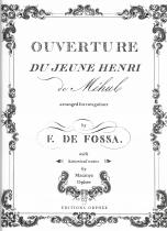 De Fossa Ouverture Du Jeune Henri Guitar Duet Sheet Music Songbook