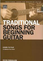 Traditional Songs For Beginning Guitar Book & Cd Sheet Music Songbook
