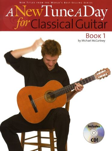 New Tune A Day Classical Guitar Book & Cd Sheet Music Songbook