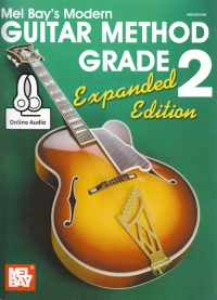 Modern Guitar Method Grade 2 Mel Bay Expanded+aud Sheet Music Songbook