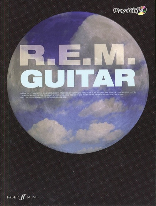 R E M Guitar Authentic Playalong Book & Cd Sheet Music Songbook