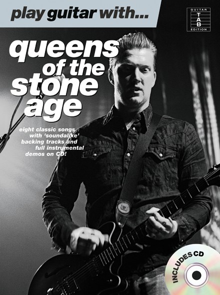 Queens Of The Stone Age Play Guitar With Book & Cd Sheet Music Songbook