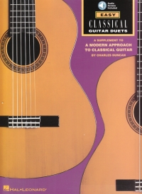 Easy Classical Guitar Duets Book & Audio Sheet Music Songbook
