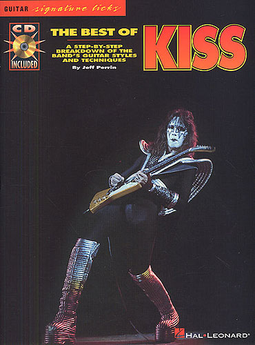 Kiss Best Of Signature Licks Book & Cd Tab Guitar Sheet Music Songbook