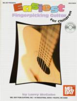 Easiest Fingerpicking Guitar For Children Bk & Cd Sheet Music Songbook