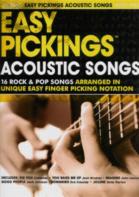 Easy Pickings Acoustic Songs Guitar Sheet Music Songbook