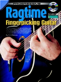 Progressive Ragtime Fingerpicking Guitar Book & Cd Sheet Music Songbook