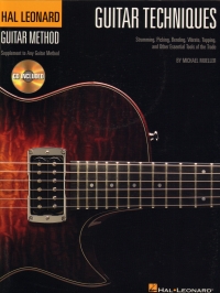 Guitar Techniques + Cd Hal Leonard Guitar Method Sheet Music Songbook
