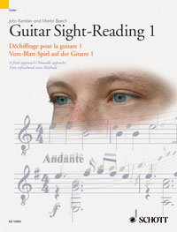Guitar Sight Reading 1 Kember/beech Sheet Music Songbook