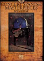 Concert Spanish Masterpieces For Guitar Book & Cd Sheet Music Songbook
