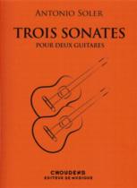 Soler Sonatas (3) Guitar Duo Sheet Music Songbook