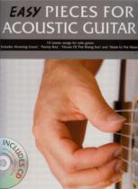 Easy Pieces For Acoustic Guitar Book & Cd Tab Sheet Music Songbook