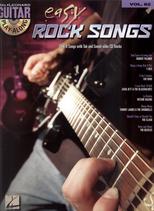 Guitar Play Along 82 Easy Rock Songs Book & Cd Sheet Music Songbook