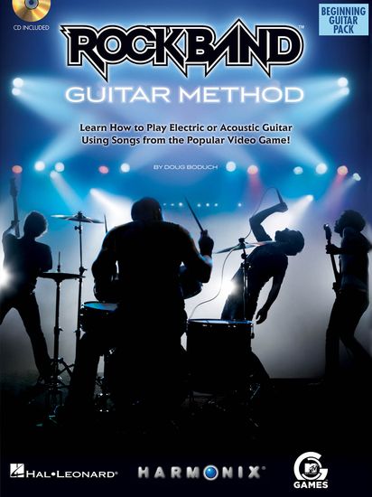 Rock Band Beginning Guitar Pack 2 Books & Cd Sheet Music Songbook