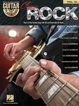 Guitar Play Along 34 Classic Rock Book & Cd Sheet Music Songbook