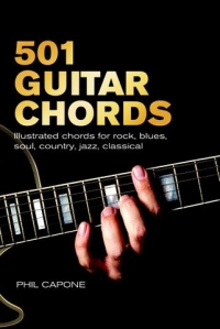 501 Guitar Chords Capone Spiral Hardback Sheet Music Songbook