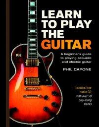 Learn To Play The Guitar Capone Spiral Hardback Sheet Music Songbook
