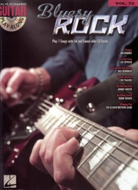 Guitar Play Along 73 Bluesy Rock Book & Cd Sheet Music Songbook
