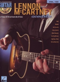 Guitar Play Along 123 Lennon & Mccartney Acoustic Sheet Music Songbook