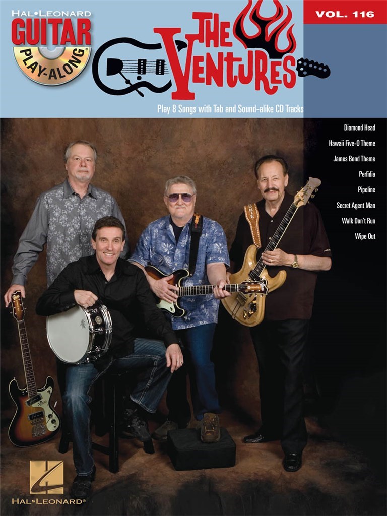 Guitar Play Along 116 The Ventures Book & Online Sheet Music Songbook