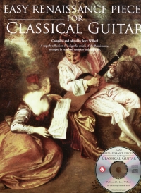 Easy Renaissance Pieces For Classical Guitar + Cd Sheet Music Songbook