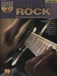 Guitar Play Along 18 Acoustic Rock Book & Cd Sheet Music Songbook