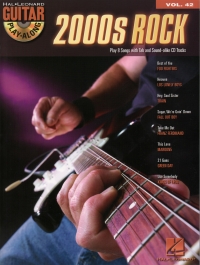 Guitar Play Along 42 2000s Rock Book & Cd Sheet Music Songbook