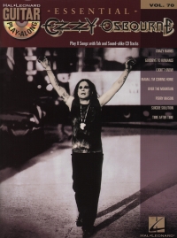 Guitar Play Along 70 Essential Ozzy Osbourne + Cd Sheet Music Songbook