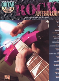 Guitar Play Along 81 Rock Anthology Book & Cd Sheet Music Songbook