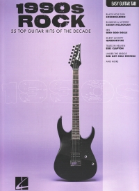 1990s Rock Easy Guitar Tab Sheet Music Songbook