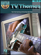 Guitar Play Along 45 Tv Themes Book & Cd Sheet Music Songbook